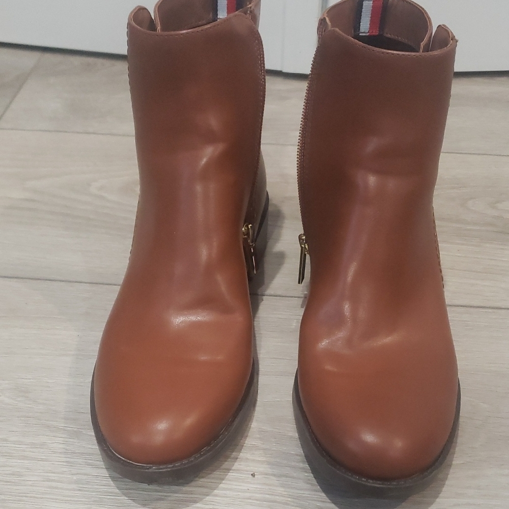 Brown Leather Ankle Boots